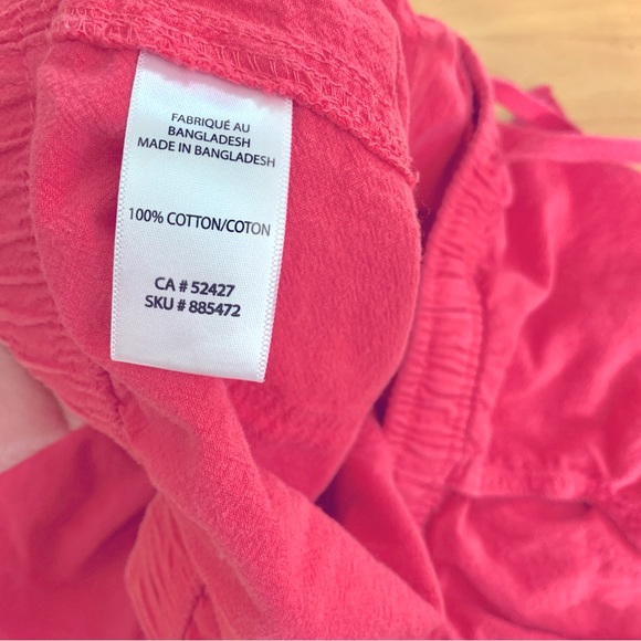 VINTAGE Classic Éditions Pink Cotton Mom Shorts Women’s Size Large - Picture 8 of 8